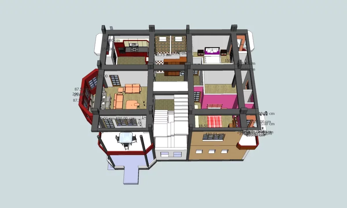 Shtepi me qera Apartament ne Tirane, 1+1, Mobilimi E mobiluar, Pagesa 50,000  Leke.