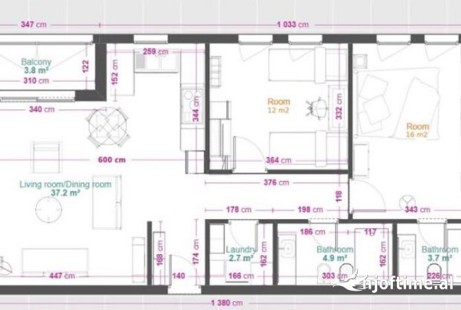 Ambient biznesi ne shitje 1+1 ne Tirane - 117,000 Euro