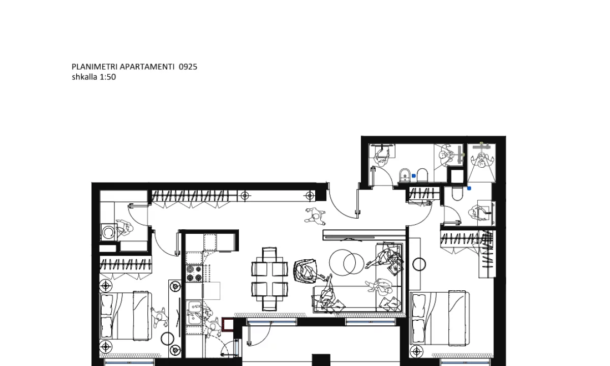 Shtepi ne shitje Apartament ne Tirane, 1+1, Mobilimi Bosh, pa mobiluar, Pagesa 145,000  Euro.