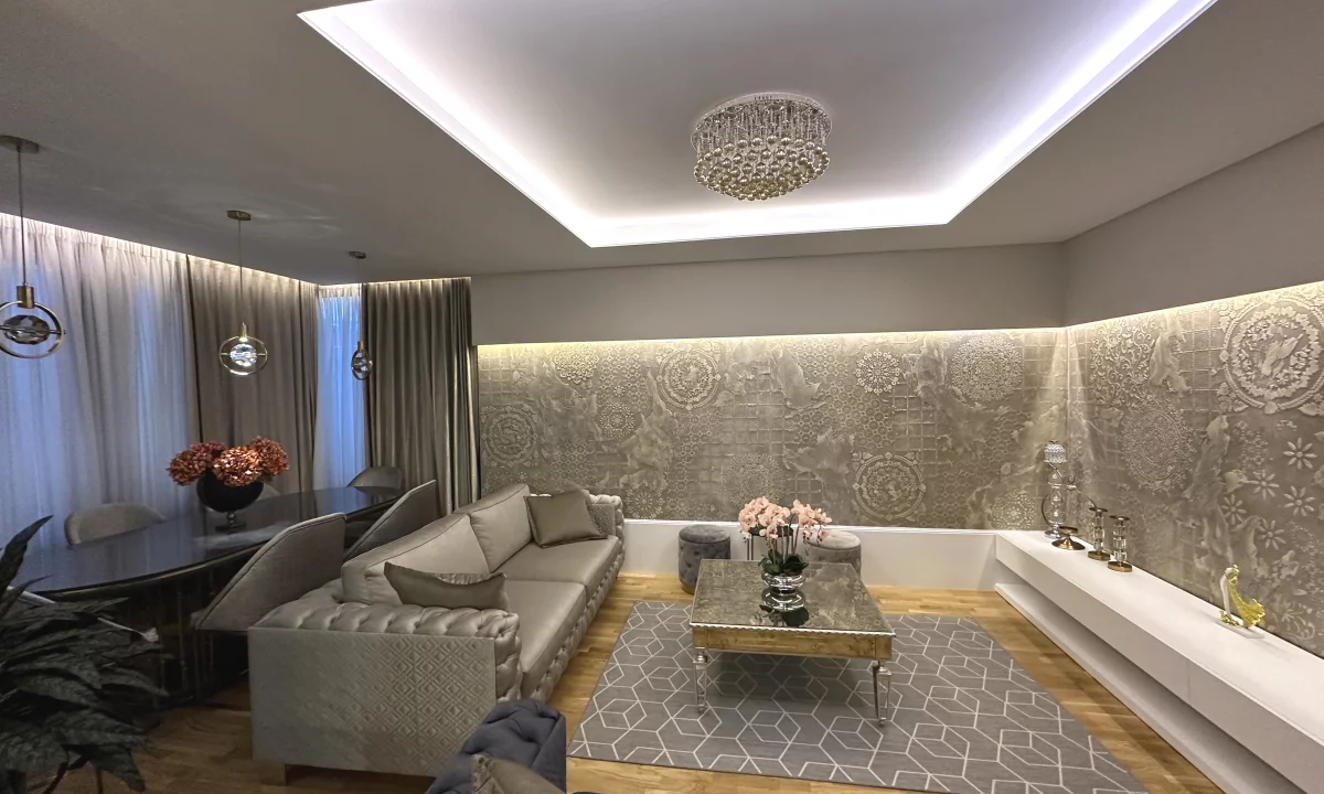 Shtepi me qera Apartament ne Tirane, 3+1, Mobilimi E mobiluar, Pagesa 1,800  Euro.