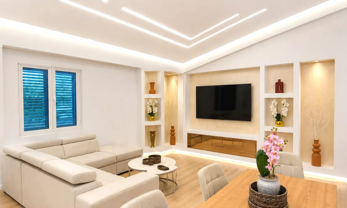 Shtepi me qera Apartament ne Tirane, 1+1, Mobilimi E mobiluar, Pagesa 1,200  Euro.