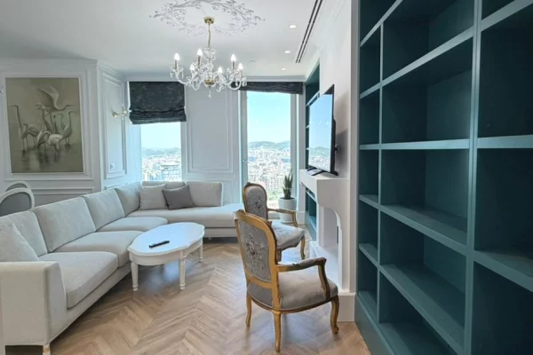 Shtepi me qera Apartament ne Tirane, 2+1, Mobilimi E mobiluar, Pagesa 3,500  Euro.