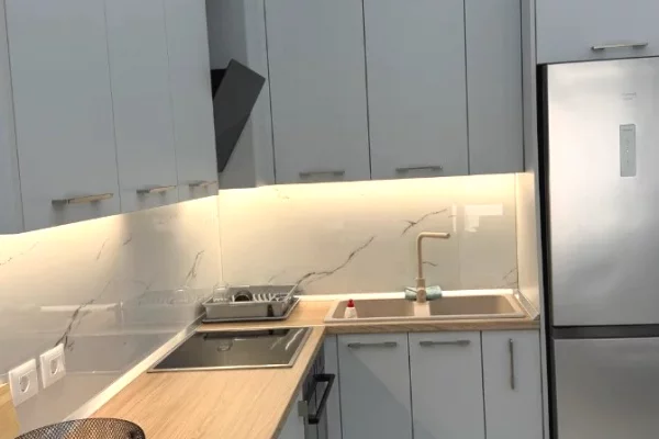 Shtepi me qera Apartament ne Tirane, 1+1, Mobilimi E mobiluar, Pagesa 600  Euro.
