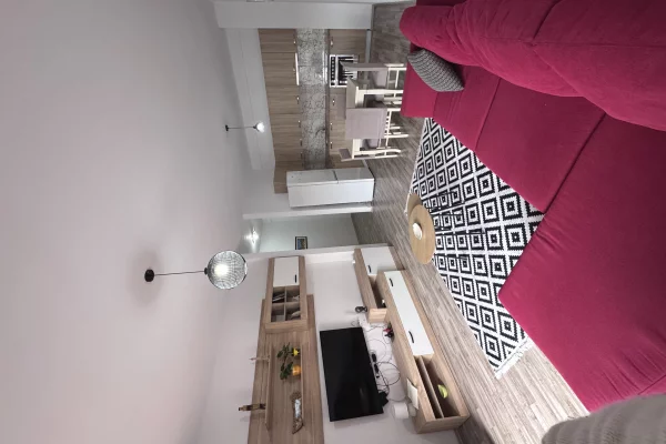 Shtepi me qera Apartament ne Tirane, 1+1, Mobilimi E mobiluar, Pagesa 45,000  Leke.