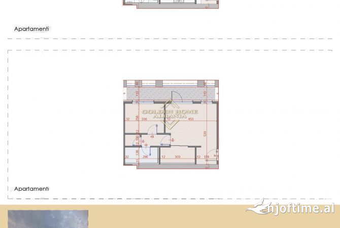 Appartamento in vendita a Tirana 1+1, Vuoto