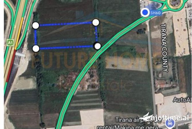 Land for Sale in Tirana - 1,650,000 Euro