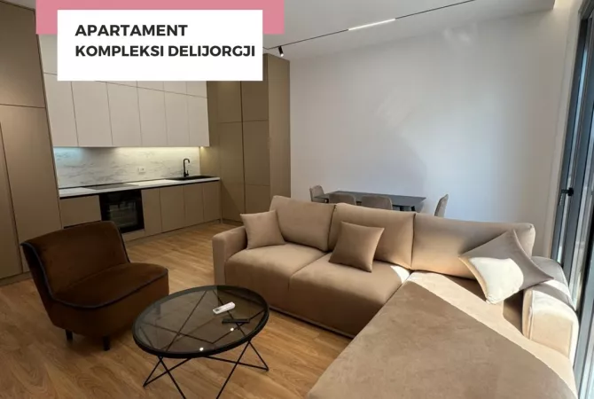 Jepet me qira apartament 1+1 tek Kompleksi Delijorgji! 