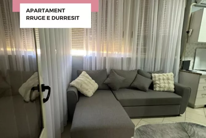 Jepet me qira apartament 1+1 tek 📌Rruga e Durresit!