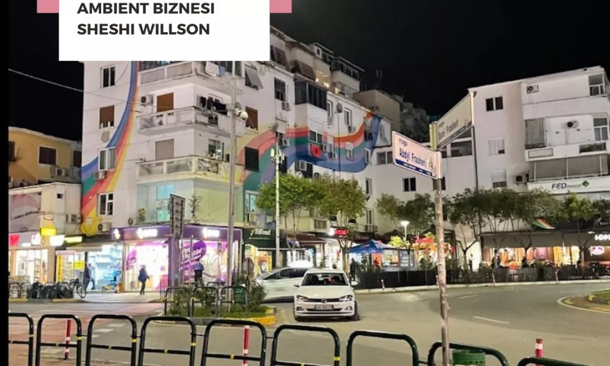 📍Jepet me qira ambient biznesi tek 📌Sheshi Willson!  