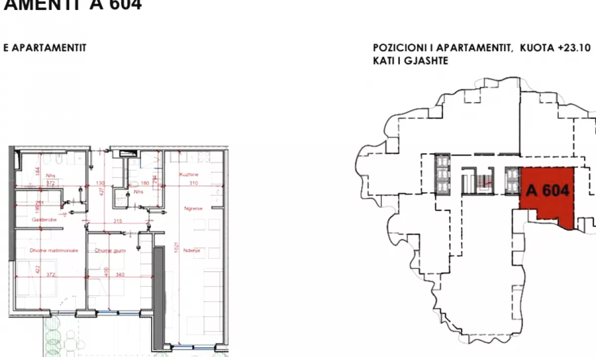 JEPET ME QIRA APARTAMENT 2+1+2 TE LION PARK.