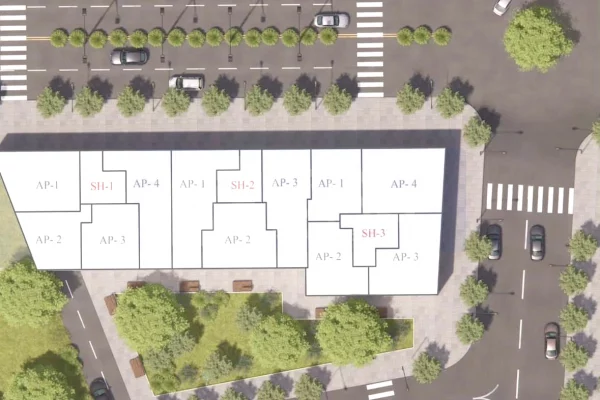 Shtepi ne shitje Apartament ne Tirane, 2+1, Mobilimi Bosh, pa mobiluar, Pagesa 163,810  Euro.