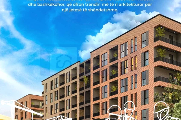 Shtepi ne shitje Apartament ne Tirane, 1+1, Mobilimi Bosh, pa mobiluar, Pagesa 80,832  Euro.