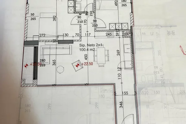 Appartamento in vendita a Tirana 2+1, Vuoto