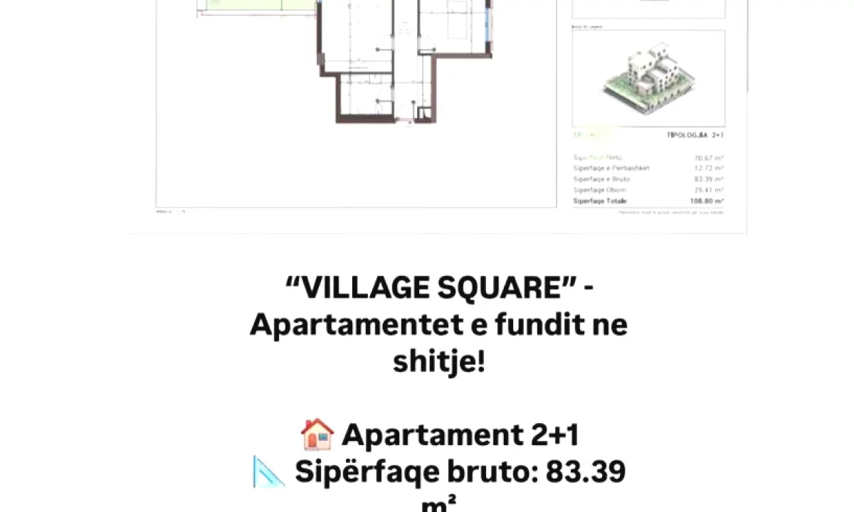 Shtepi ne shitje Apartament ne Vlore, 2+1, Mobilimi Bosh, pa mobiluar, Pagesa 289,000  Euro.