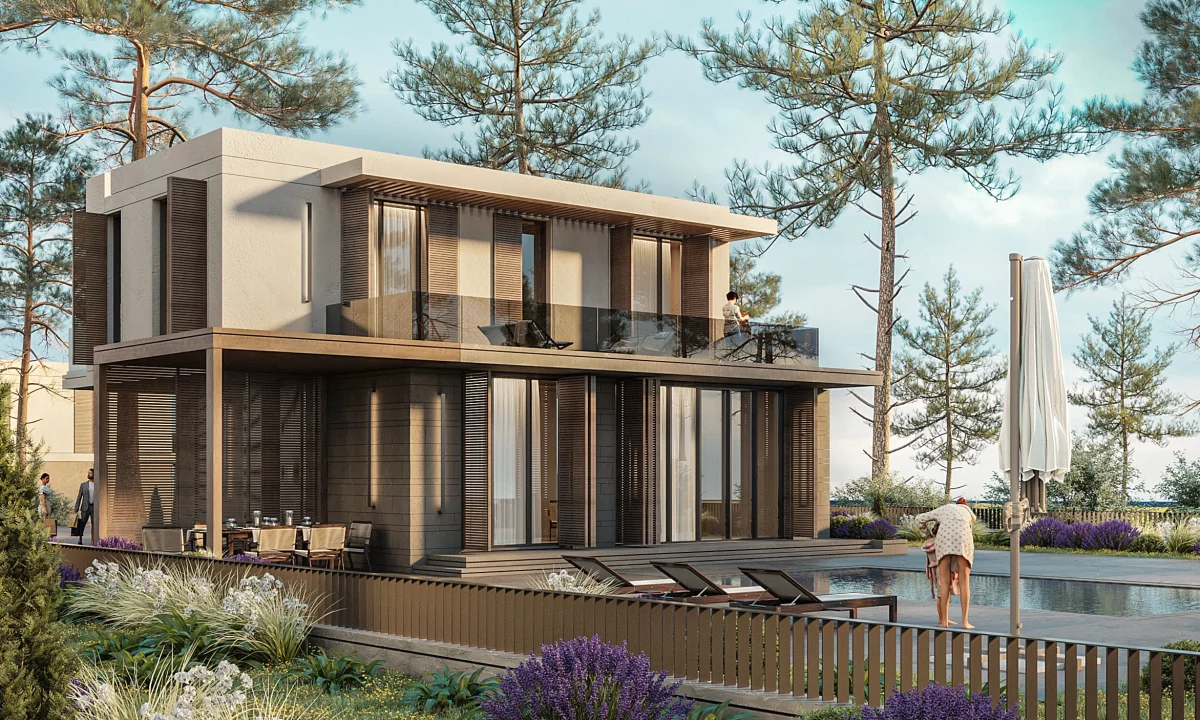 Luxury villas for sale in Durres 4+1, Emty