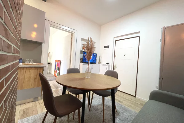 Shtepi me qera Apartament ne Tirane, 1+1, Mobilimi E mobiluar, Pagesa 600  Euro.