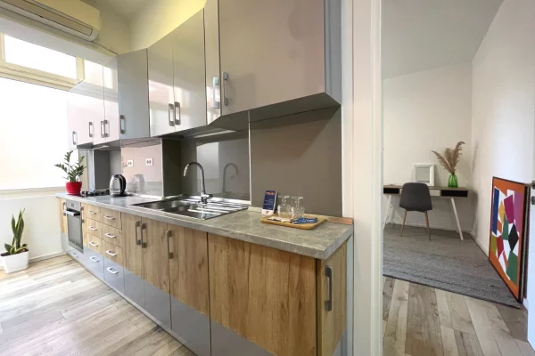 Shtepi me qera Apartament ne Tirane, 1+1, Mobilimi E mobiluar, Pagesa 600  Euro.