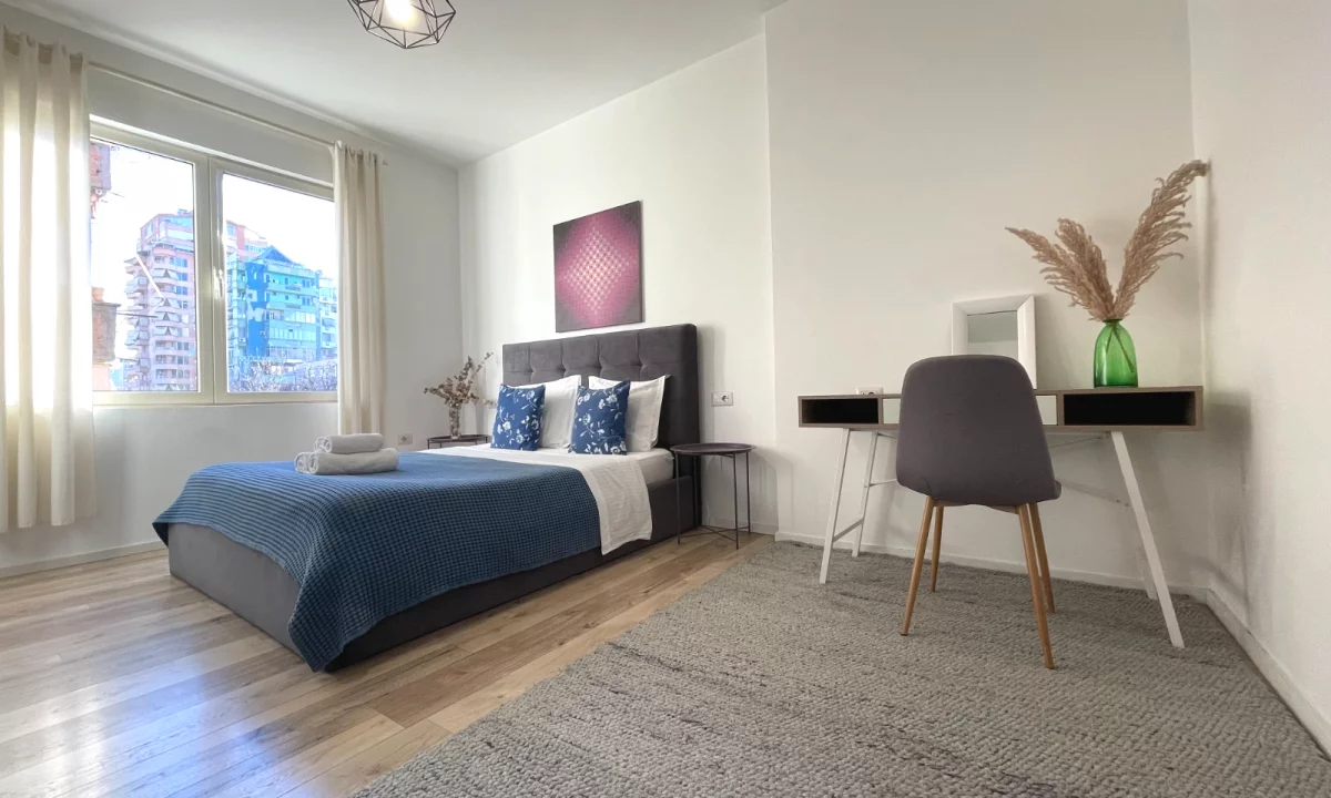 Shtepi me qera Apartament ne Tirane, 1+1, Mobilimi E mobiluar, Pagesa 600  Euro.
