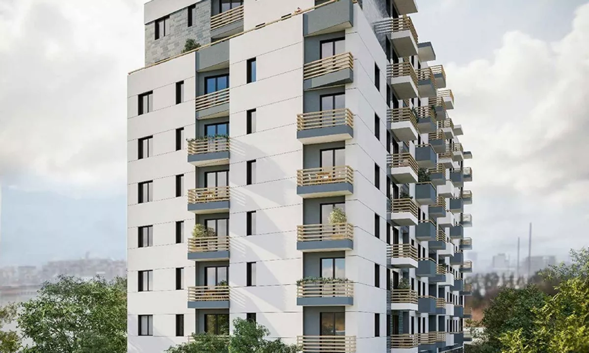 Shtepi ne shitje Apartament ne Tirane, 1+1, Mobilimi Bosh, pa mobiluar, Pagesa 165,000  Euro.
