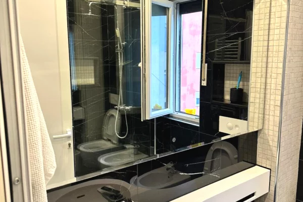 Shtepi me qera Apartament ne Tirane, 1+1, Mobilimi E mobiluar, Pagesa 480  Euro.