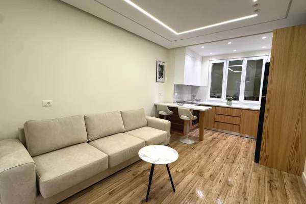 Shtepi me qera Apartament ne Tirane, 1+1, Mobilimi E mobiluar, Pagesa 600  Euro.