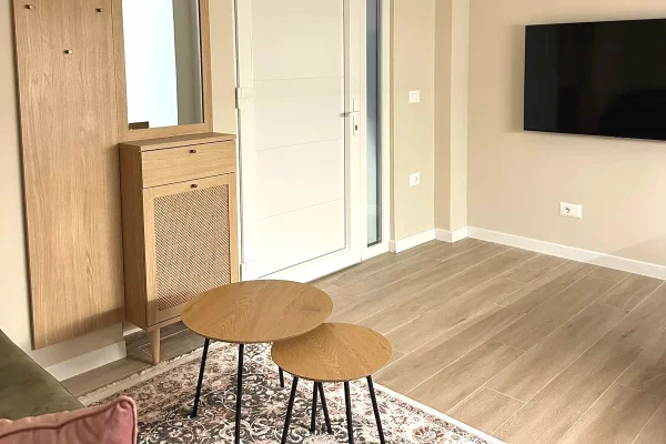 Shtepi me qera Apartament ne Tirane, 1+1, Mobilimi E mobiluar, Pagesa 450  Euro.
