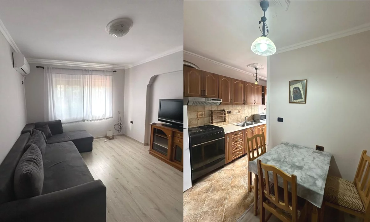 Shtepi me qera Apartament ne Tirane, 1+1, Mobilimi E mobiluar, Pagesa 550  Euro.