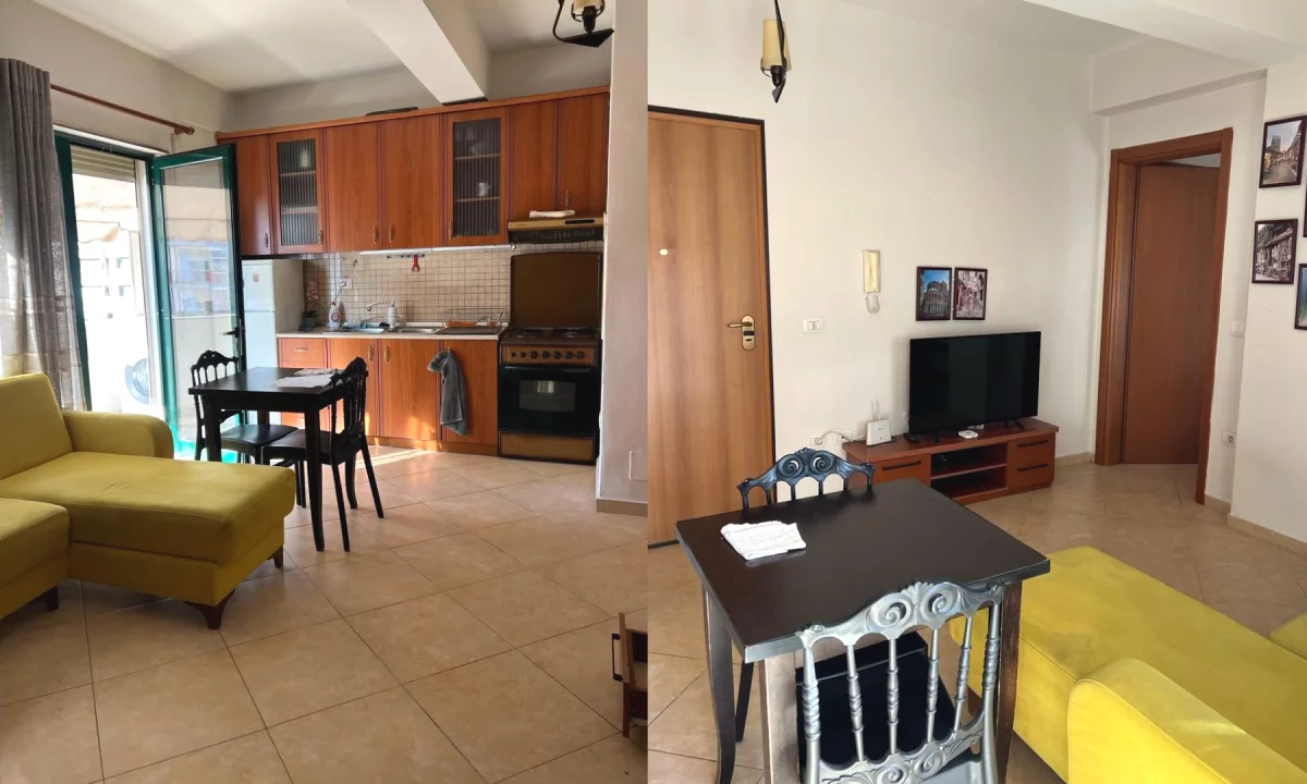 Shtepi me qera Apartament ne Tirane, 1+1, Mobilimi E mobiluar, Pagesa 450  Euro.