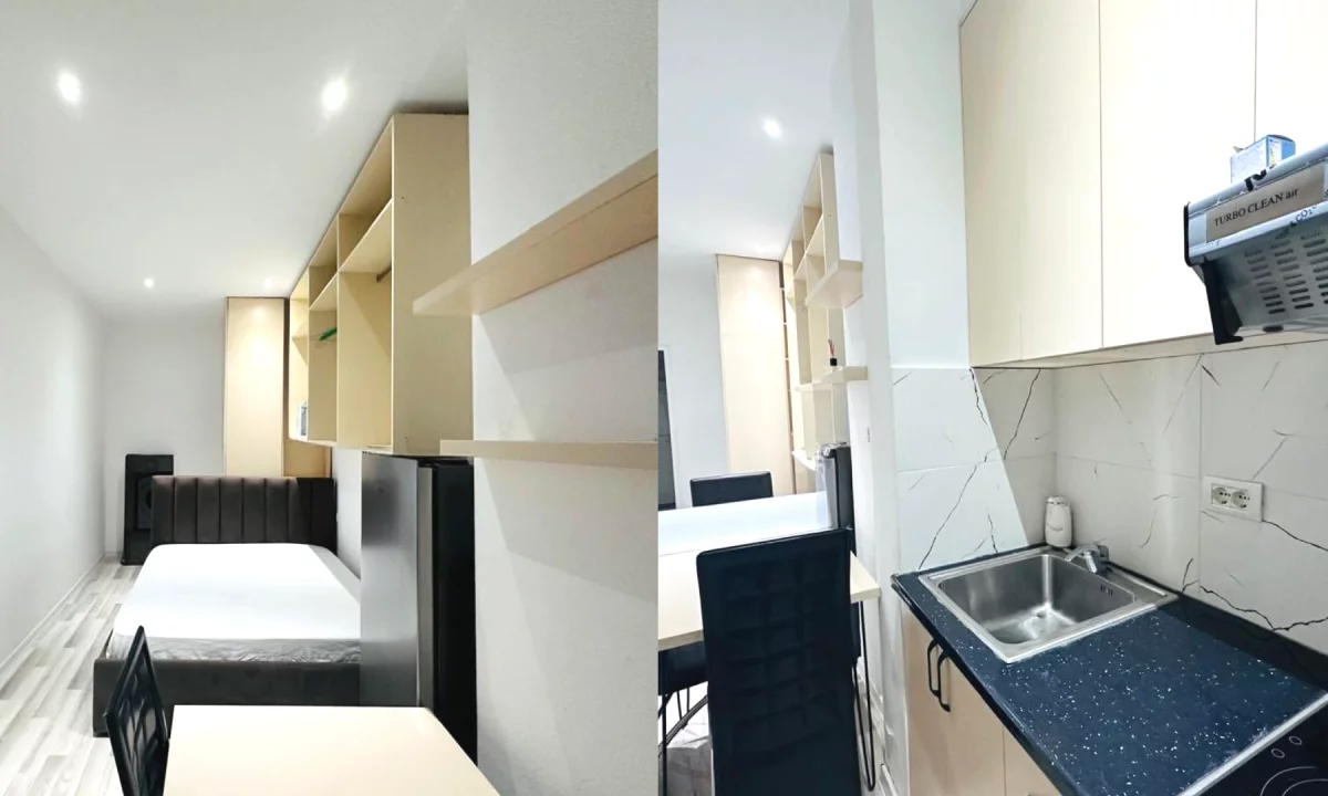 Shtepi me qera Apartament ne Tirane, Garsoniere, Mobilimi E mobiluar, Pagesa 400  Euro.