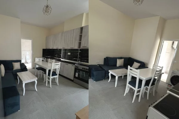 Apartament 1+1 me qira – pranë Shkollës së Bashkuar -Çmimi: 40,000 lekë / muaj !