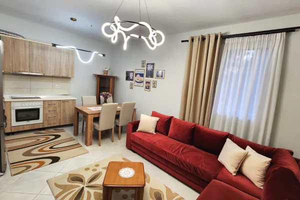 Shtepi me qera Apartament ne Tirane, 1+1, Mobilimi E mobiluar, Pagesa 550  Euro.