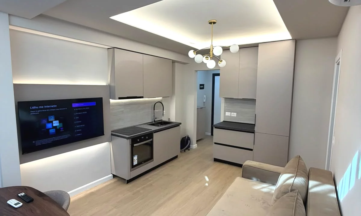 Shtepi me qera Apartament ne Tirane, 1+1, Mobilimi E mobiluar, Pagesa 600  Euro.