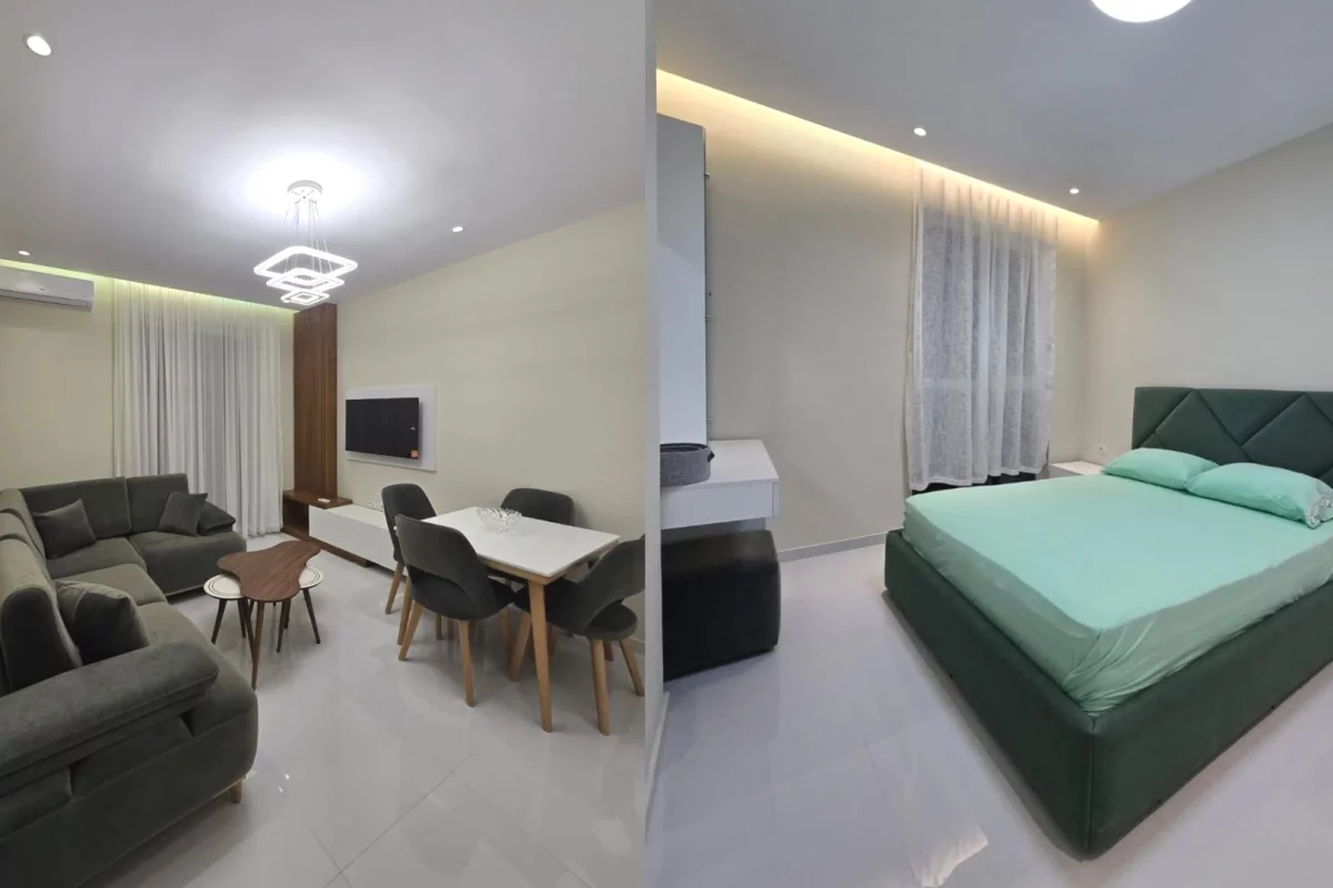 Shtepi me qera Apartament ne Tirane, 1+1, Mobilimi E mobiluar, Pagesa 450  Euro.