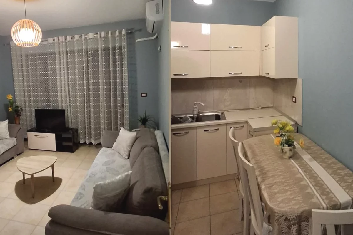 Shtepi me qera Apartament ne Tirane, 1+1, Mobilimi E mobiluar, Pagesa 450  Euro.