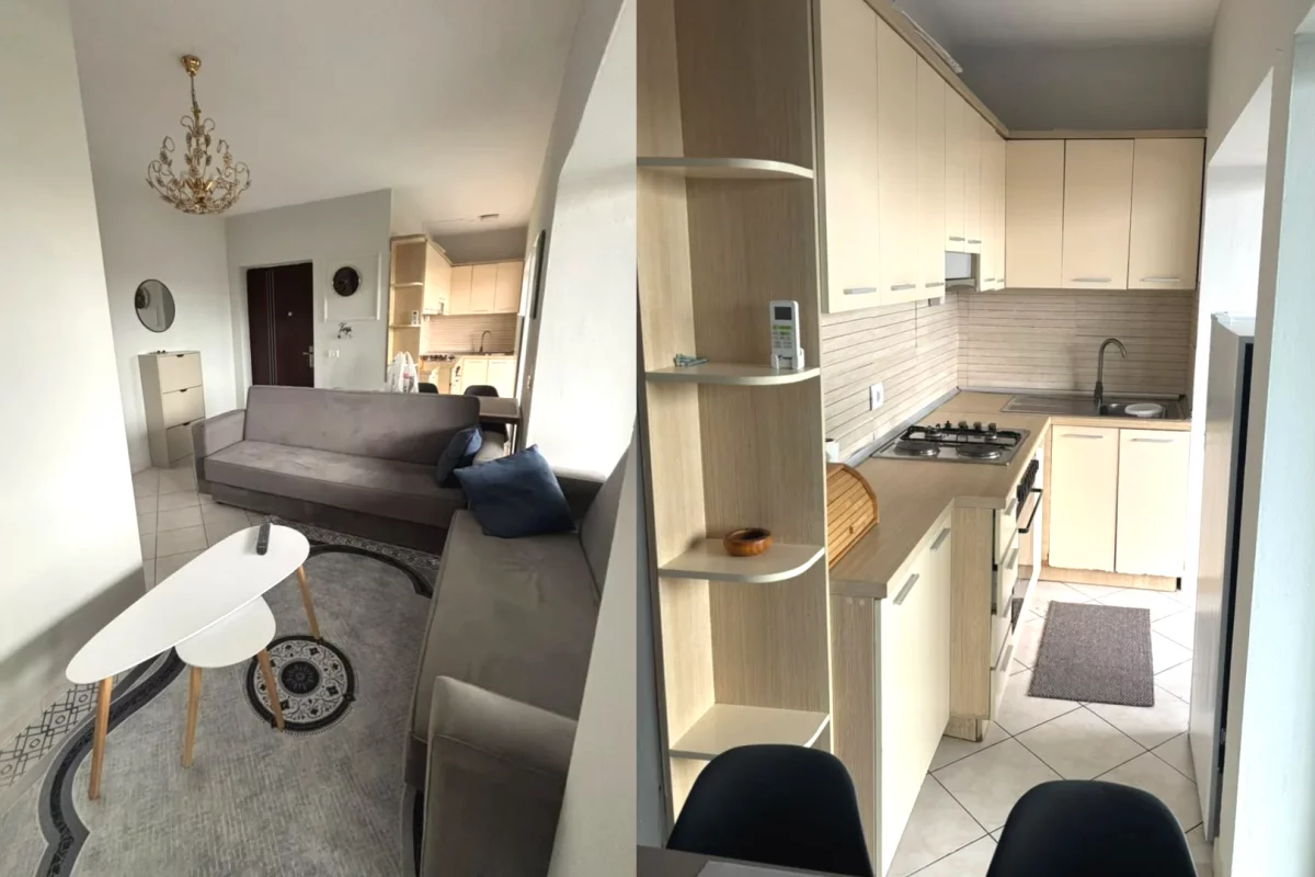 Shtepi me qera Apartament ne Tirane, 1+1, Mobilimi E mobiluar, Pagesa 450  Euro.