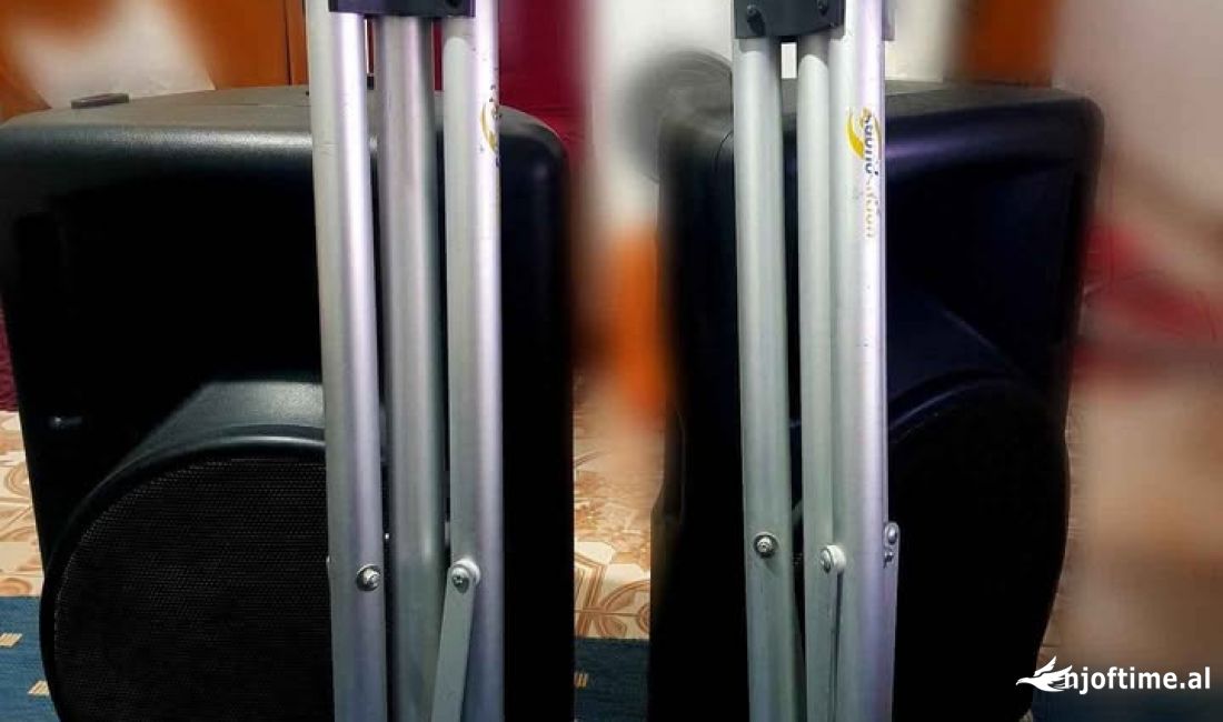  BEHINGER EURO LIVE B215A +STATIVAT +KABLLET PERKATES+ MIKROFON. 750 MIJ LEK TE VJETRA.