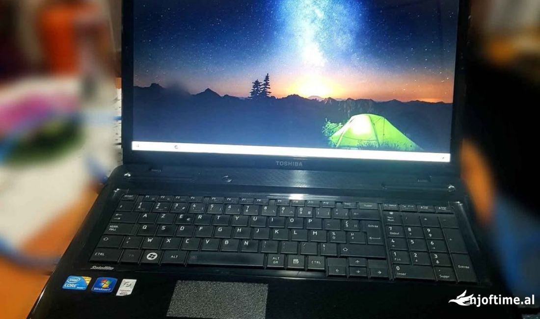  laptop toshiba, intel core i3 , 6 gb ram, 500 gb hdd. 100 mij lek te vjetra