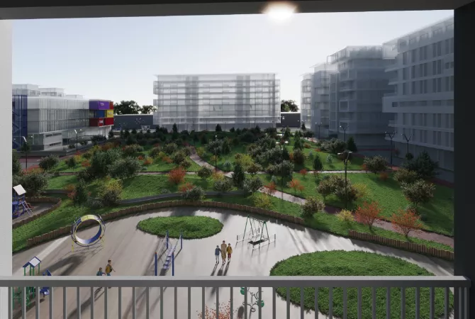 Apartament 1+1 ne Univers City! Objekt drejt perfundimit