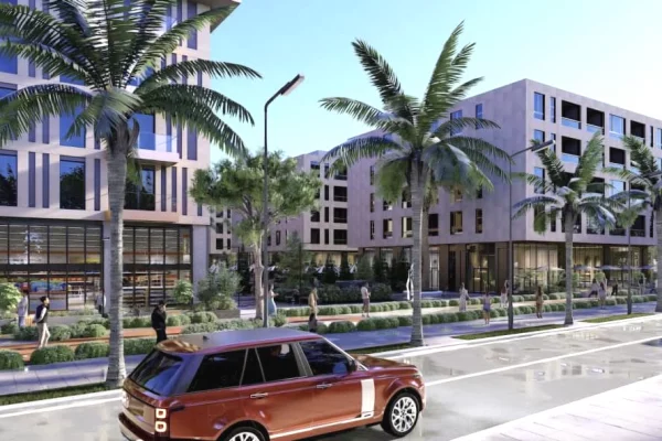 Shitet apartament 1+1 tek Rezidenca Palm Paradise , Mali i Robit , Golem  !! parkim ekstra !12