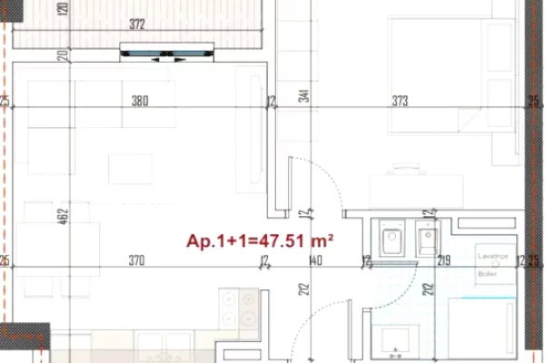 Shtepi ne shitje 1+1 ne Tirane - 66,000 Euro