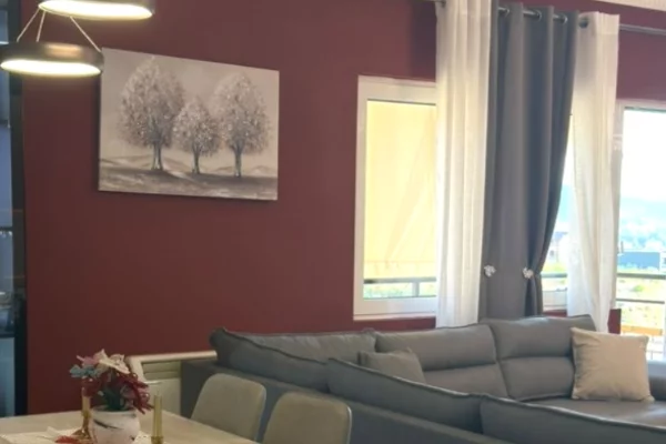 Jepet apartament 1+1 luksoz me qira tek Lake Land Residence , Farke !cmimi neto ne lekee <