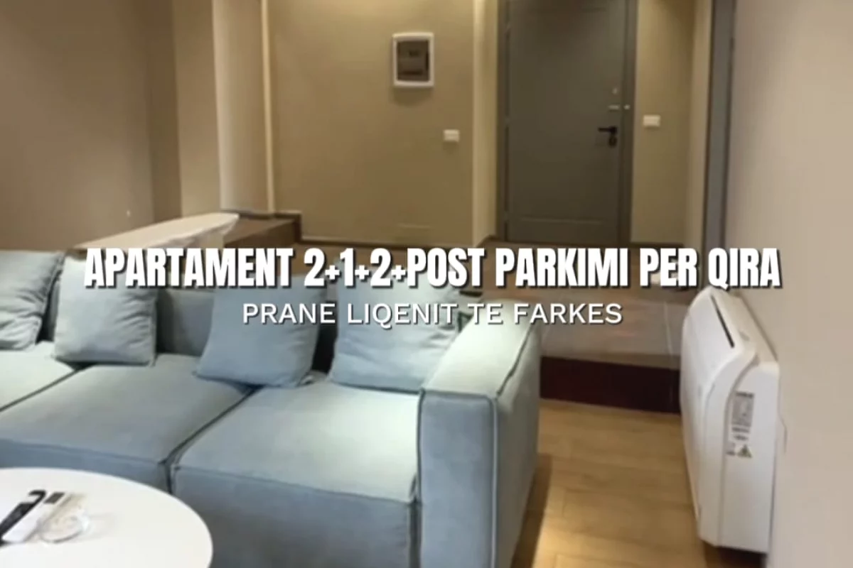 Shtepi me qera Apartament ne Tirane, 2+1, Mobilimi E mobiluar, Pagesa 550  Euro.