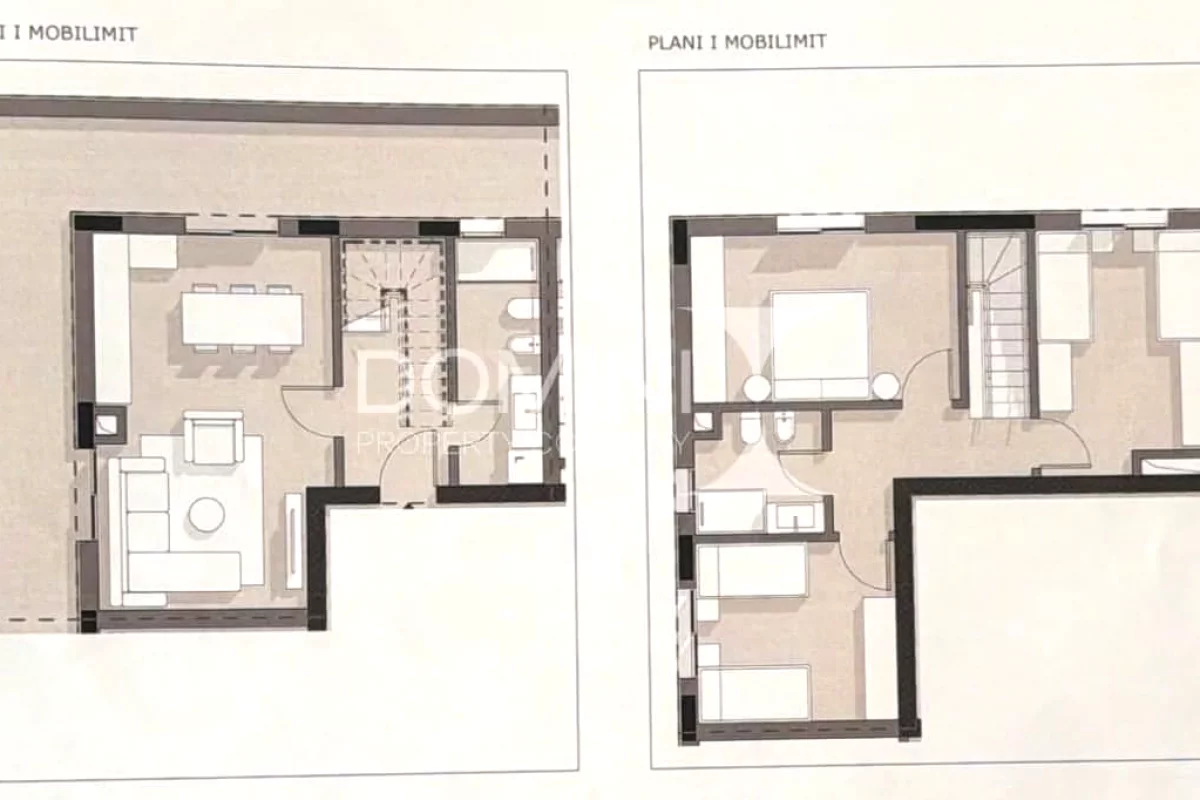 Shtepi ne shitje Duplex(shtepi me 2 kate) ne Tirane, 3+1, Mobilimi Bosh, pa mobiluar, Pagesa 335,800  Euro.