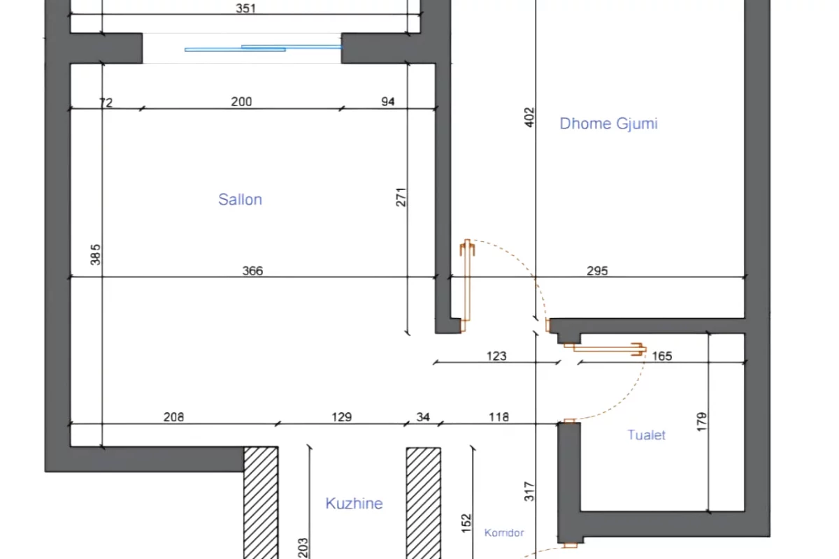 Shtepi ne shitje Apartament ne Tirane, 1+1, Mobilimi E mobiluar, Pagesa 145,000  Euro.