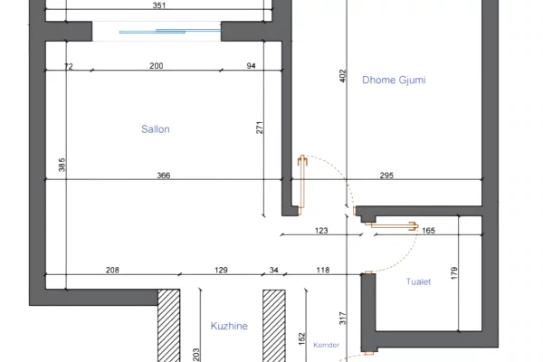 Shitet apartament 1+1 tek Kompleksi Oasis , Astir , Unaza e Re , Yzberisht .
