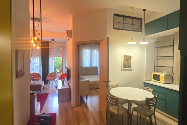 Jepet apartament 1+1+Post Parkimi me qira tek Rezidenca Kodra e Diellit 2 .