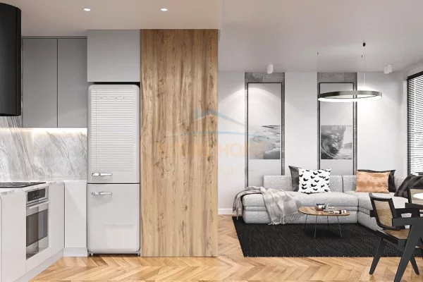 Shtepi me qera Apartament ne Tirane, 1+1, Mobilimi E mobiluar, Pagesa 1,300  Euro.