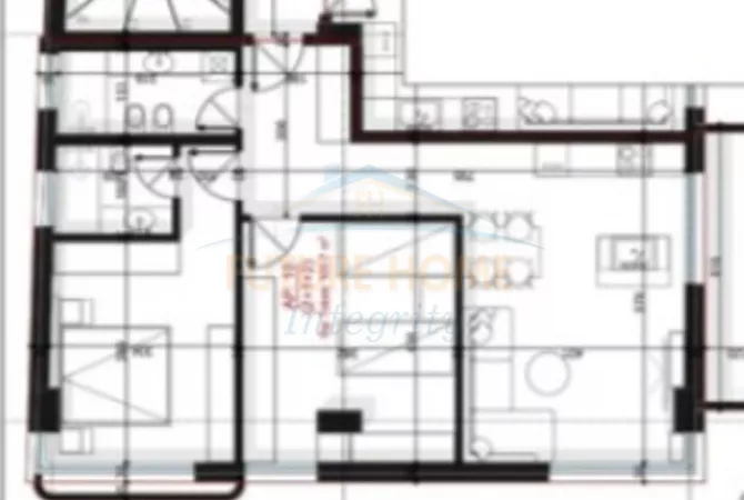 Shtepi ne shitje Apartament ne Tirane, 2+1, Mobilimi Bosh, pa mobiluar, Pagesa 122,400  Euro.