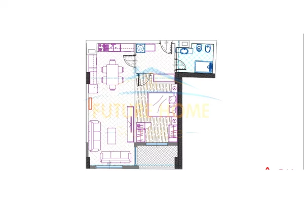 Shtepi ne shitje Apartament ne Tirane, 1+1, Mobilimi Pjeserisht e mobiluar, Pagesa 146,000  Euro.