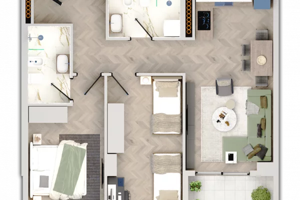 Shitet 2+1  Univers City